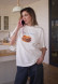Футболка oversize unisex "РАНКОВИЙ VIBE" біла